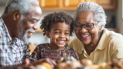 Joyful Family Moments with Grandparents and Children
