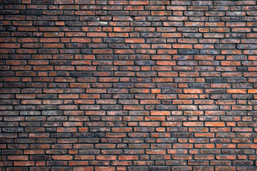Brick wall background texture. Textured background of brick wall. Clinker brick. Wall from brick background. Grunge, wall background.