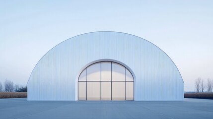 Fototapeta premium Modern Steel Warehouse