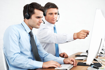 Call center, consultant and mentor for training with computer, web support or customer service with...