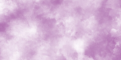 Soft and cloudy blurry watercolor background with clouds, violet color grunge paper texture soft clouds, grungy old rough paper vintage style color stained watercolor texture illustration.