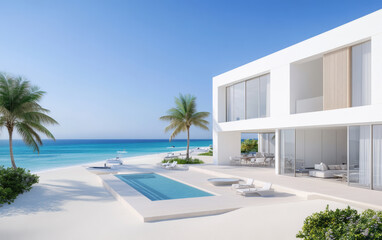 Summer vacation home by the sea