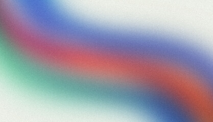 vibrant blue magenta red color retro grainy, noisy, bright, shine, glow gradient backdrop design with white color, copy space