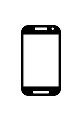 simple mobile phone vector icon for design