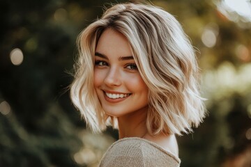 portrait of a girl with blonde hair