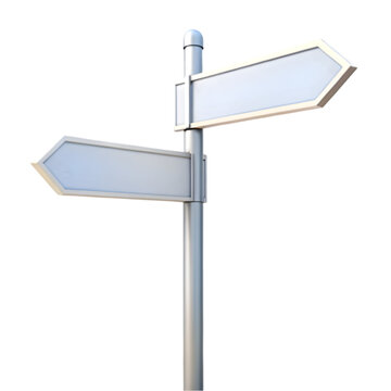 Naklejki signpost isolated on transparent background