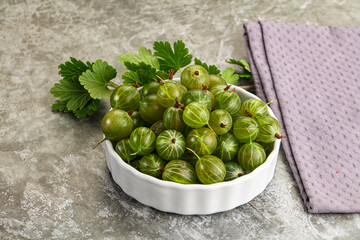 Ripe sweeet and juicy gooseberry