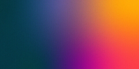 Abstract blurred gradient background in bright colors. flat background gradient orange, pink blue, backdrop or background. abstract glowing grainy gradient noise texture poster header banner design	
