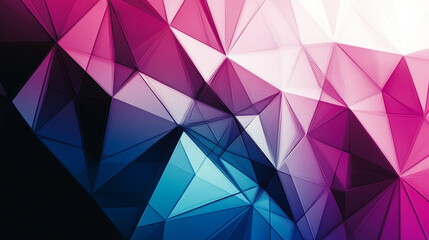 Obraz premium abstract 3d geometric background. web banner and wallpaper concept