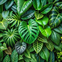 green leaves background