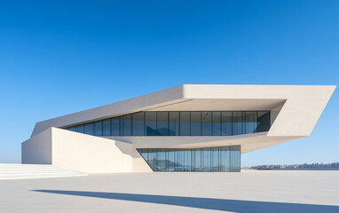 Obraz premium Minimalist modern architecture and spatial structure 