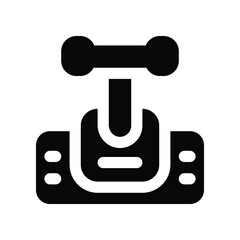 control level icon. vector glyph icon for your website, mobile, presentation, and logo design.
