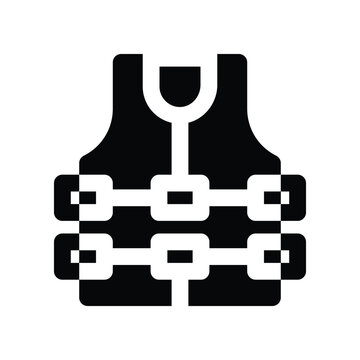 recommend clip art: lifejacket icon. vector glyph icon for your website, mobile, presentation, and logo design.