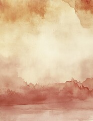 Obraz premium Watercolor abstract with soft, muted colors.