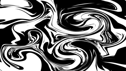 Fototapeta premium 白と黒のマーブル模様の背景素材 Black and white marble pattern background material vector