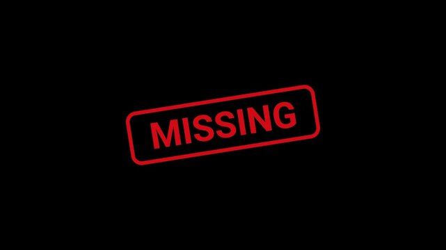 Missing Text Stamp Animation