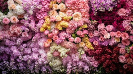 Elegant Floral Background with Gradient Tones and Lighting