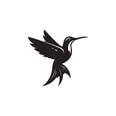 Natural Bird Silhouette Design 