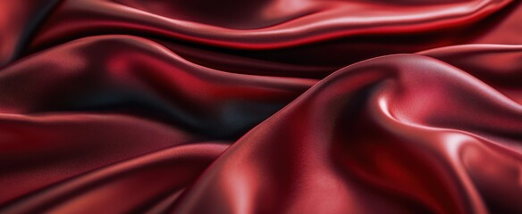 The Elegance of Red Satin