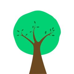 tree green vector eps illustration