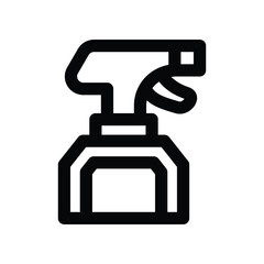 spray icon. vector line icon for your website, mobile, presentation, and logo design.