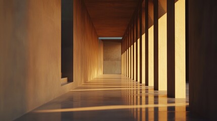 Fototapeta premium Golden Corridor