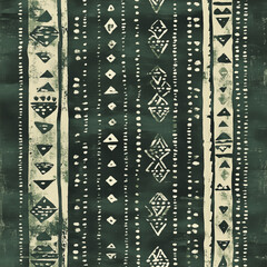 background abstract Sage Green Boho Mud Cloth Pattern