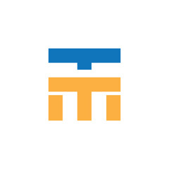 tm logo vector design, initial tm letter logo, mt logo design vector template, initial mt letter logo design for any business, Initial Letter MT TM logo design vector illustration. TM Logo, TM icon.