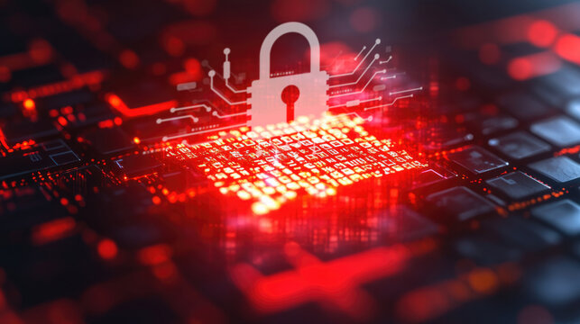 Ransomware Threat Alert, a vivid depiction of a compromised computer screen displaying an urgent warning about cyber extortion risks
