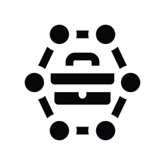 network icon. vector glyph icon for your website, mobile, presentation, and logo design.
