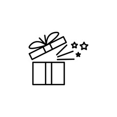 Open Gift Box Icon