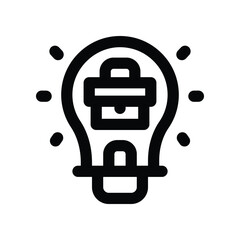 idea icon. vector line icon for your website, mobile, presentation, and logo design.