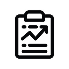 clipboard icon. vector line icon for your website, mobile, presentation, and logo design.
