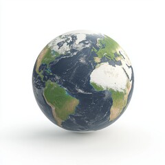 Fototapeta premium Simple ESG Graphic Featuring a Globe