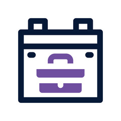 calendar icon. vector dual tone icon for your website, mobile, presentation, and logo design.