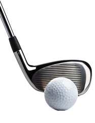 Golf club isolated on white background