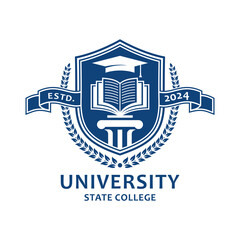 University Logo Vector Image
