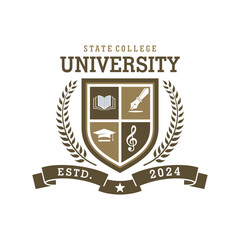 University Logo Vector Image