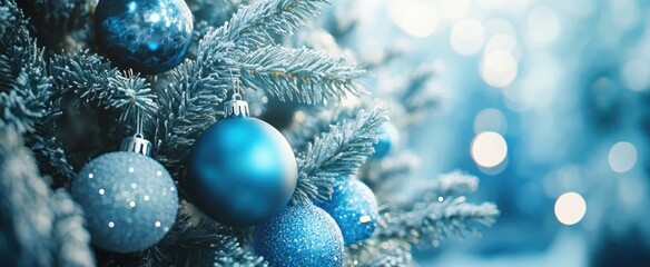 The Blue Christmas Tree Ornaments