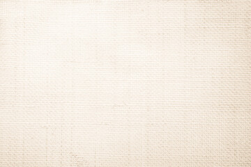 Fototapeta premium Closeup detail of beige fabric texture background. High resolution photo.