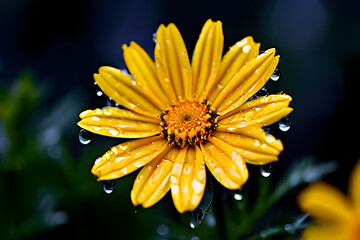 Obraz premium yellow daisy gerbera