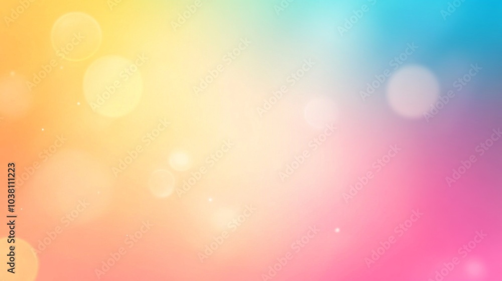 Poster soft colorful gradient background with gentle lighting