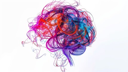 a surrealistic portrayal of the human brain as a cosmic garden, with neurons blooming like flowers amidst a backdrop of swirling galaxies and twinkling stars