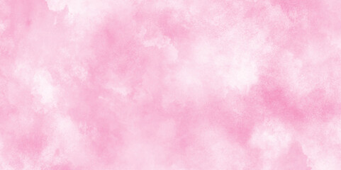 abstract colorful pink grunge background, Subtle light pink color ink effect shades paper texture with stains, Cloudy and grainy scratched magenta watercolor pastel painted on paper.