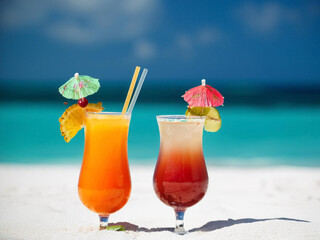 cocktail in paradise