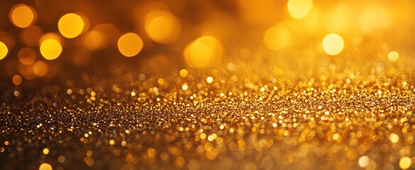 The Golden Sparkle Background