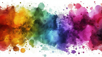 Abstract watercolor background with multicolored gradient spots.Delicate colored smoke for creative,actual design projects.