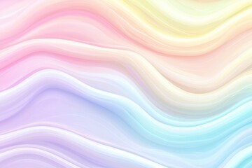 Obraz premium A soft, wavy pastel background with gentle gradients, ideal for digital design or calming visuals.