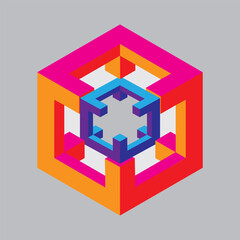 background cube, cubes 