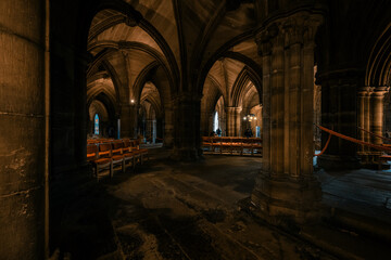 architecture style and historical heritage of Cathedral, Glasgow, Scotland